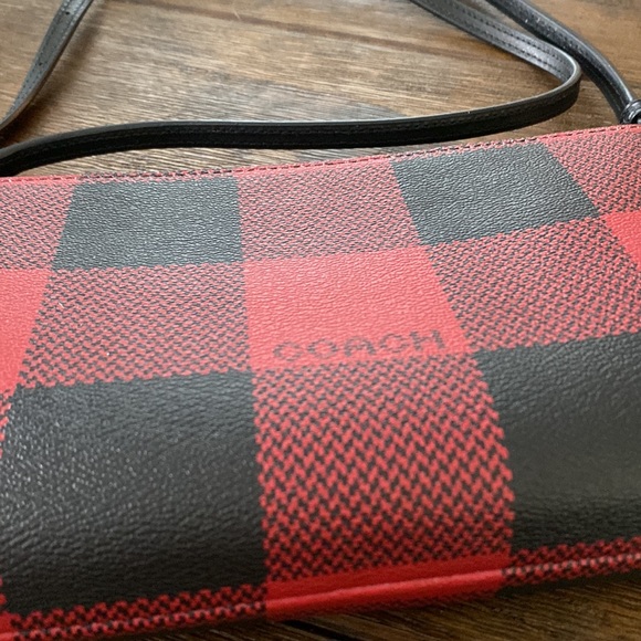 Crossbody buffalo check Coach bag - Picture 3 of 4